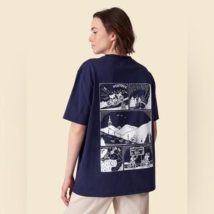 Navy Graphic Tee